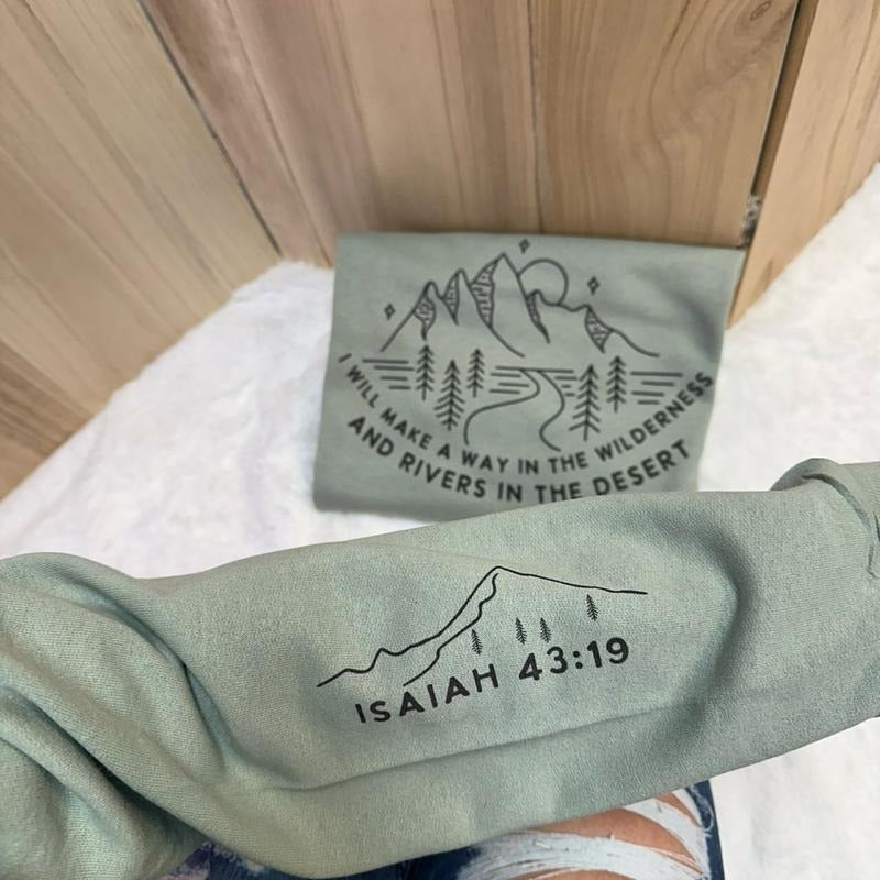 Isaiah 43:19 Christian - Adult & Kids T-Shirts, Sweatshirts & Hoodies apparel design preview 1