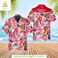 Philadelphia Phillies Hawaiian Island Getaway Floral - Adult & Kids T-Shirts, Sweatshirts & Hoodies apparel design preview 1