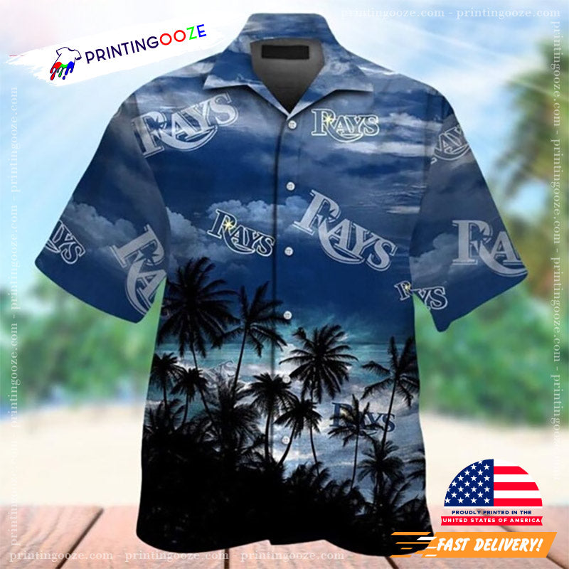 Island Oasis Tampa Bay Rays Hawaiian - Adult & Kids T-Shirts, Sweatshirts & Hoodies apparel design preview 1