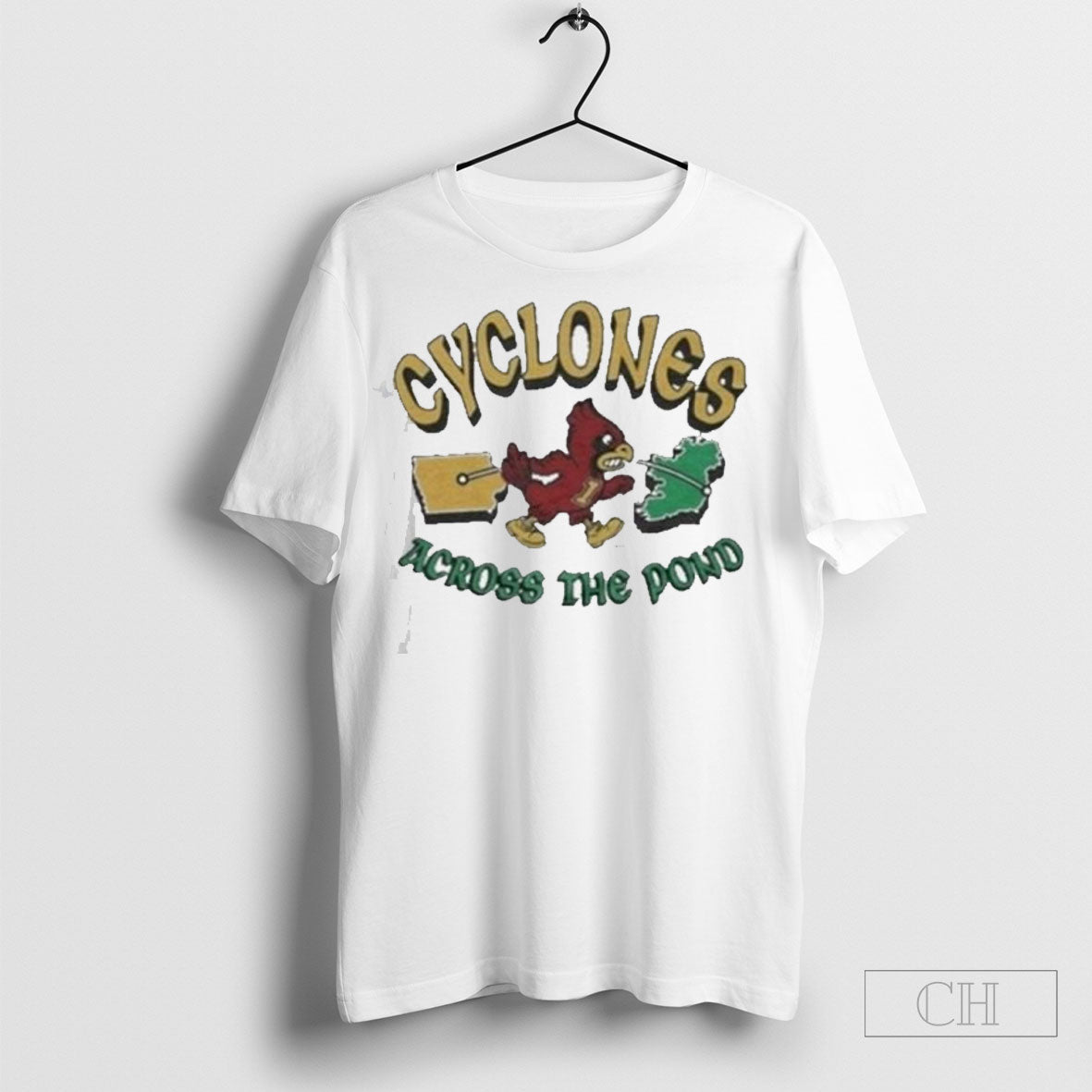 Isu Iowa State Cyclones Dublin Ireland Game 2025 - Adult & Kids T-Shirts, Sweatshirts & Hoodies apparel design preview 1