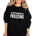 Is Fuc$Ing Freezing Edgy Goth Grunge Skull Dark - Adult & Kids T-Shirts, Sweatshirts & Hoodies apparel design preview 1
