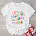 'S Good Day Make Music Teacher Groovy Lover Musician - Adult & Kids T-Shirts, Sweatshirts & Hoodies apparel design preview 1