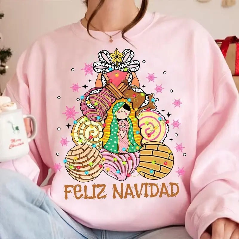 'S Abuelita Pan Dulce Season Coquette Mexican Feliz - Adult & Kids T-Shirts, Sweatshirts & Hoodies apparel design preview 1