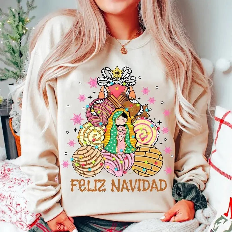 'S Abuelita Pan Dulce Season Coquette Mexican Tis - Adult & Kids T-Shirts, Sweatshirts & Hoodies apparel design preview 1