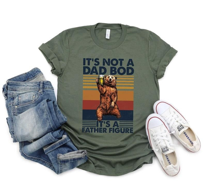 'S Not Dad Bod Father Figure Funny - Adult & Kids T-Shirts, Sweatshirts & Hoodies apparel design preview 1