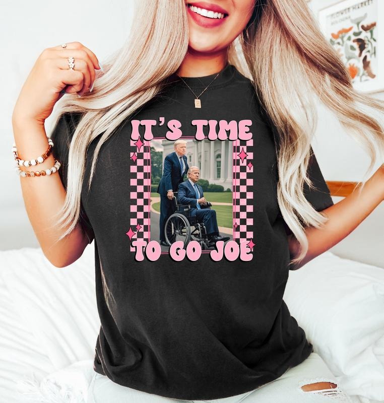 'S Time Go Joe Trumm 2024 Funny Take America Back - Adult & Kids T-Shirts, Sweatshirts & Hoodies apparel design preview 1
