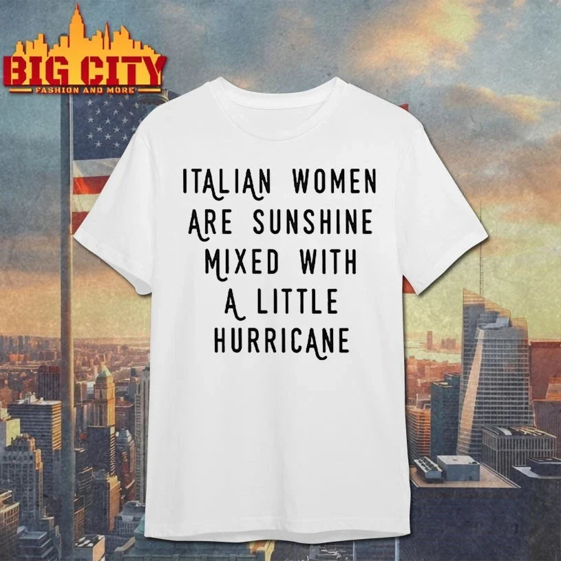 Italian Women Are Sunshine Mixed With A Little - Adult & Kids T-Shirts, Sweatshirts & Hoodies apparel design preview 1