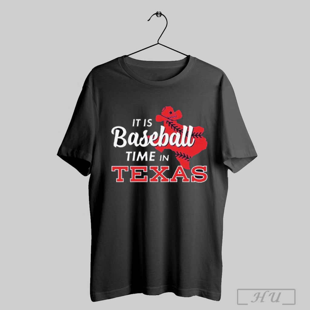 Its Baseball Time In Texas Rangers - Adult & Kids T-Shirts, Sweatshirts & Hoodies apparel design preview 1