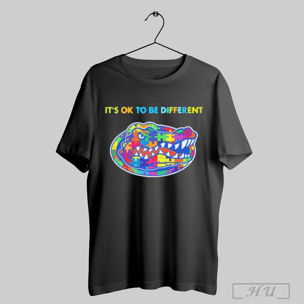 Its Ok To Be Different Autism Florida Gators Png - Adult & Kids T-Shirts, Sweatshirts & Hoodies apparel design preview 1