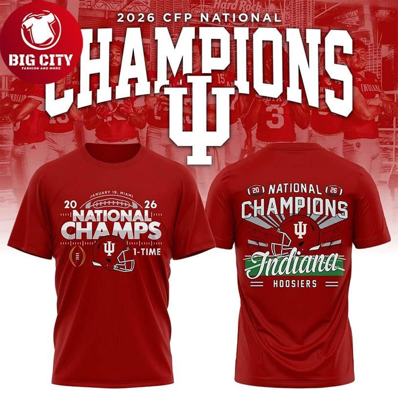 Iu Hoosiers 2026 College Football Playoff National - Adult & Kids T-Shirts, Sweatshirts & Hoodies apparel design preview 1