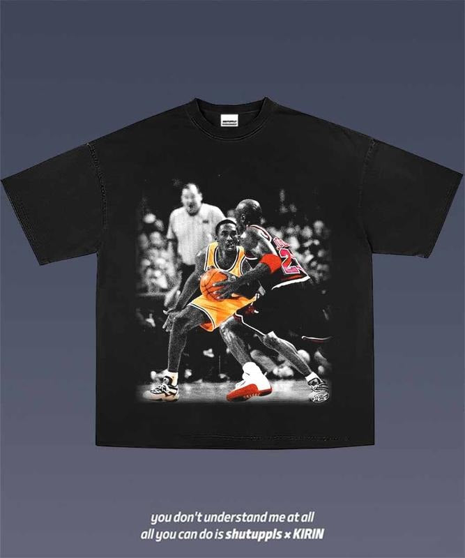 J0R.DAN VS K0BE 2.59 Vintage Sport Fan - Adult & Kids T-Shirts, Sweatshirts & Hoodies apparel design preview 1