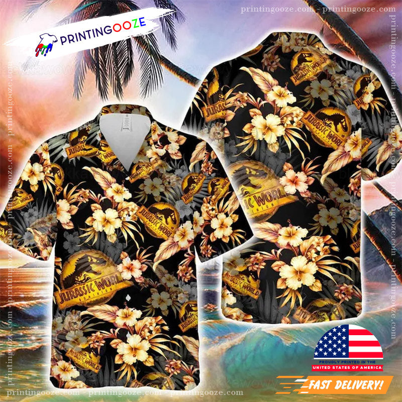 Jurassic World Hawaiian - Adult & Kids T-Shirts, Sweatshirts & Hoodies apparel design preview 1