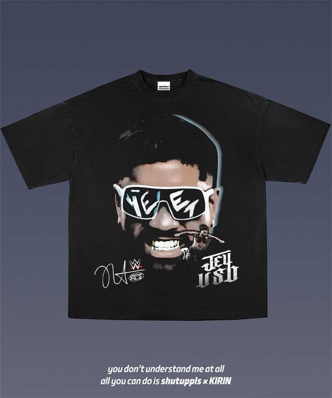 JEY USO 1.0 VINTAGE FAN - Adult & Kids T-Shirts, Sweatshirts & Hoodies apparel design preview 1