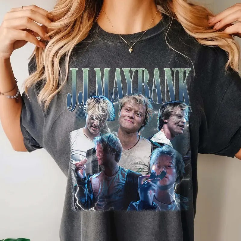 JJ Maybank Outer Banks Baseball Bat Comfort Colors - Adult & Kids T-Shirts, Sweatshirts & Hoodies apparel design preview 1