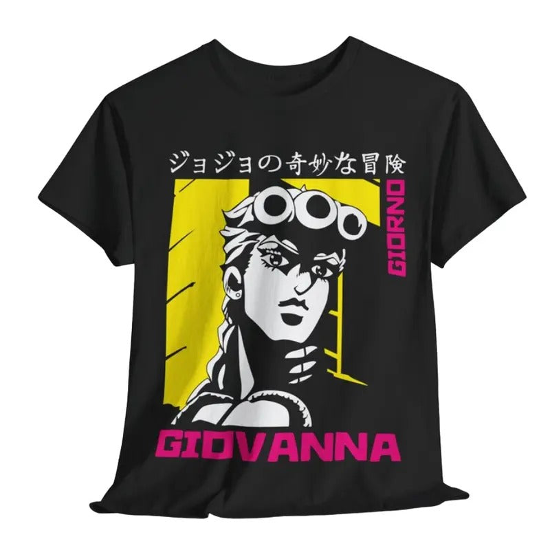 JJ'S Bizarre Adventure Anime Giorno Lover - Adult & Kids T-Shirts, Sweatshirts & Hoodies apparel design preview 1