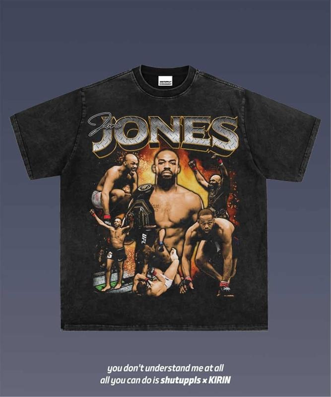JON JONES 1.0 VINTAGE FAN - Adult & Kids T-Shirts, Sweatshirts & Hoodies apparel design preview 1
