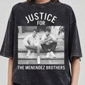 JUSTICE MENENDEZ BROTHERS Free Erik Lyle Murderabilia - Adult & Kids T-Shirts, Sweatshirts & Hoodies apparel design preview 1