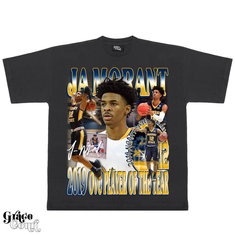 Ja Morant Vintage Sport Fan - Adult & Kids T-Shirts, Sweatshirts & Hoodies apparel design preview 1