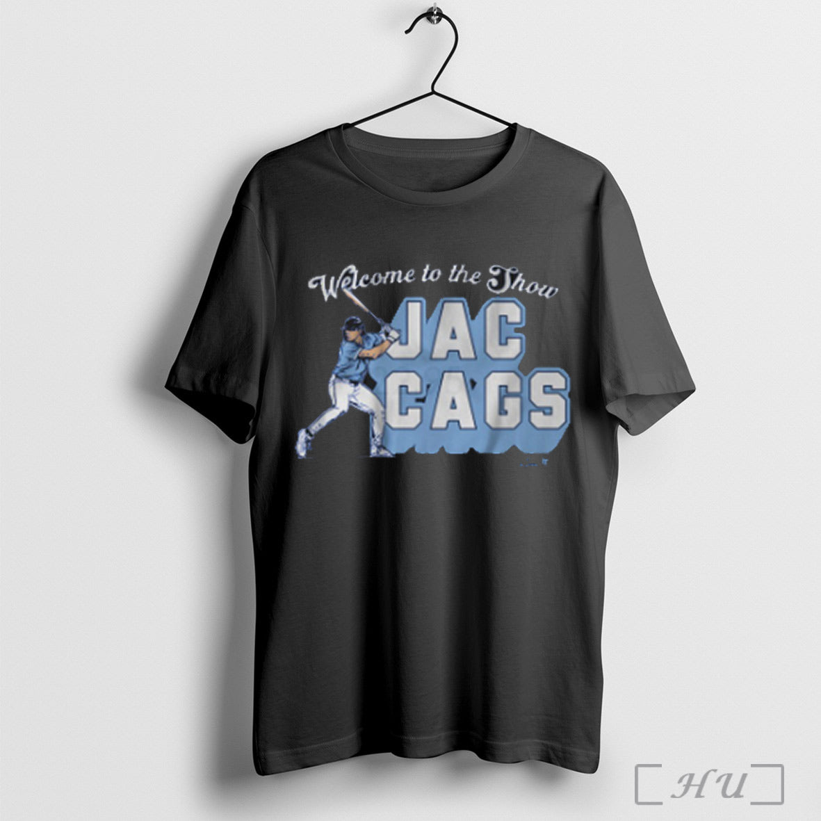 Jac Caglianone Kansas City Royals Welcome To The Show - Adult & Kids T-Shirts, Sweatshirts & Hoodies apparel design preview 1