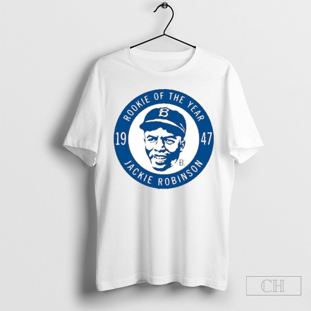 Jackie Robinson Brooklyn Dodgers Rookie Of The Year - Adult & Kids T-Shirts, Sweatshirts & Hoodies apparel design preview 1