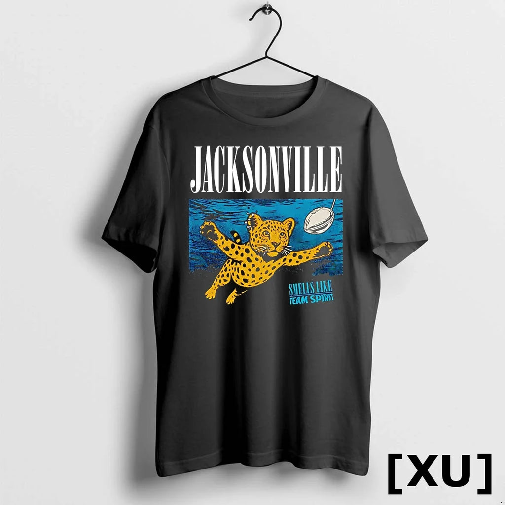 Jacksonville Football Smells Like Team Spirit Sweater - Adult & Kids T-Shirts, Sweatshirts & Hoodies apparel design preview 1