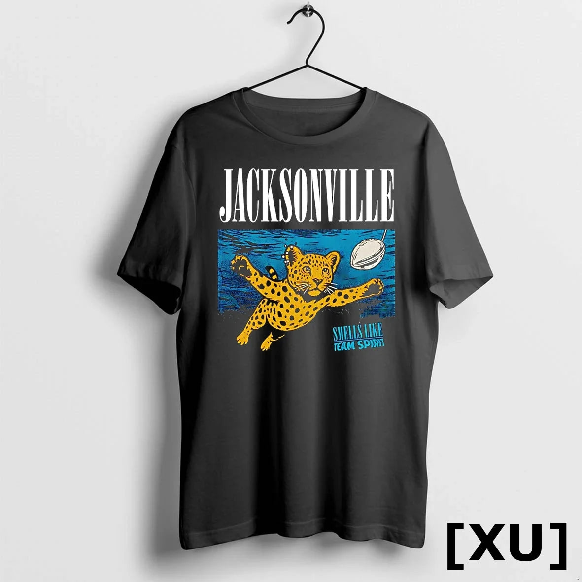 Jacksonville Football Smells Like Team Spirit Sweater - Adult & Kids T-Shirts, Sweatshirts & Hoodies apparel design preview 1