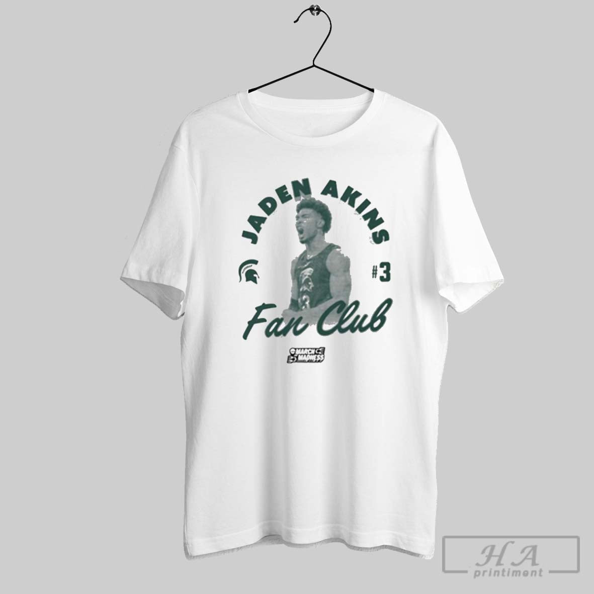 Jaden Akins Fan Club Ncaa March Madness 2025 Michigan - Adult & Kids T-Shirts, Sweatshirts & Hoodies apparel design preview 1