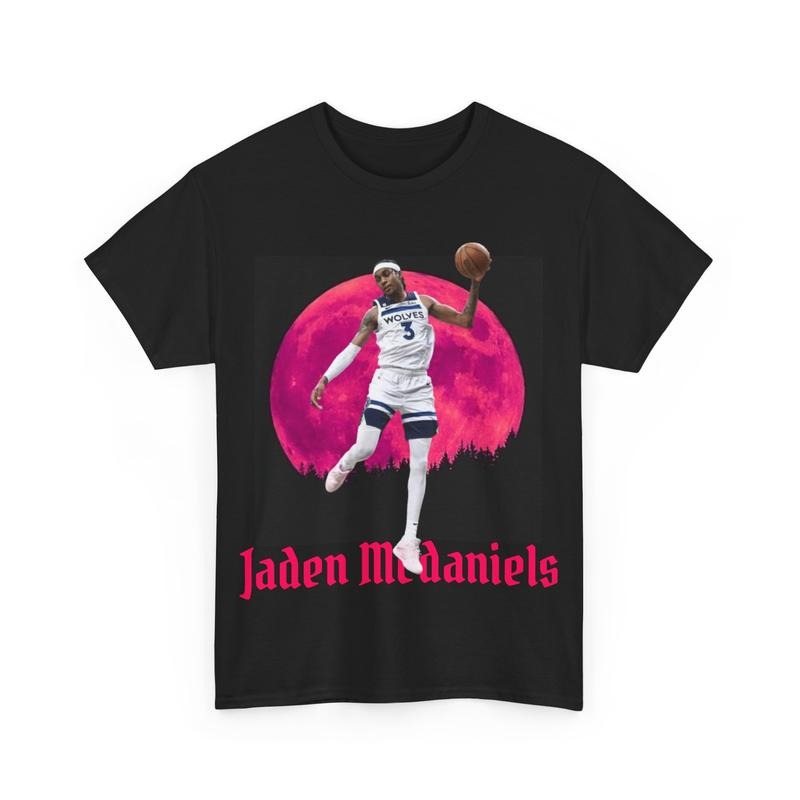 Jaden Mcdaniels Minnesota Basketball Playoffs 2025 - Adult & Kids T-Shirts, Sweatshirts & Hoodies apparel design preview 1