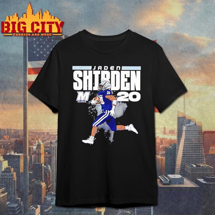 Jaden Shirden Monmouth Football NCAA Caricature - Adult & Kids T-Shirts, Sweatshirts & Hoodies apparel design preview 1