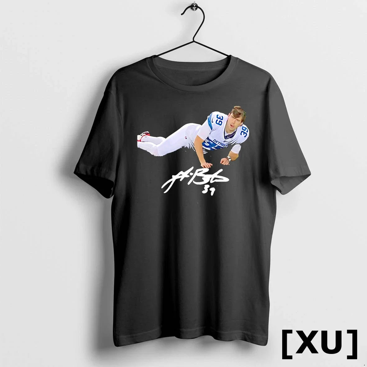 Jake Bates Detroit Lions Retro Signature Sweater - Adult & Kids T-Shirts, Sweatshirts & Hoodies apparel design preview 1