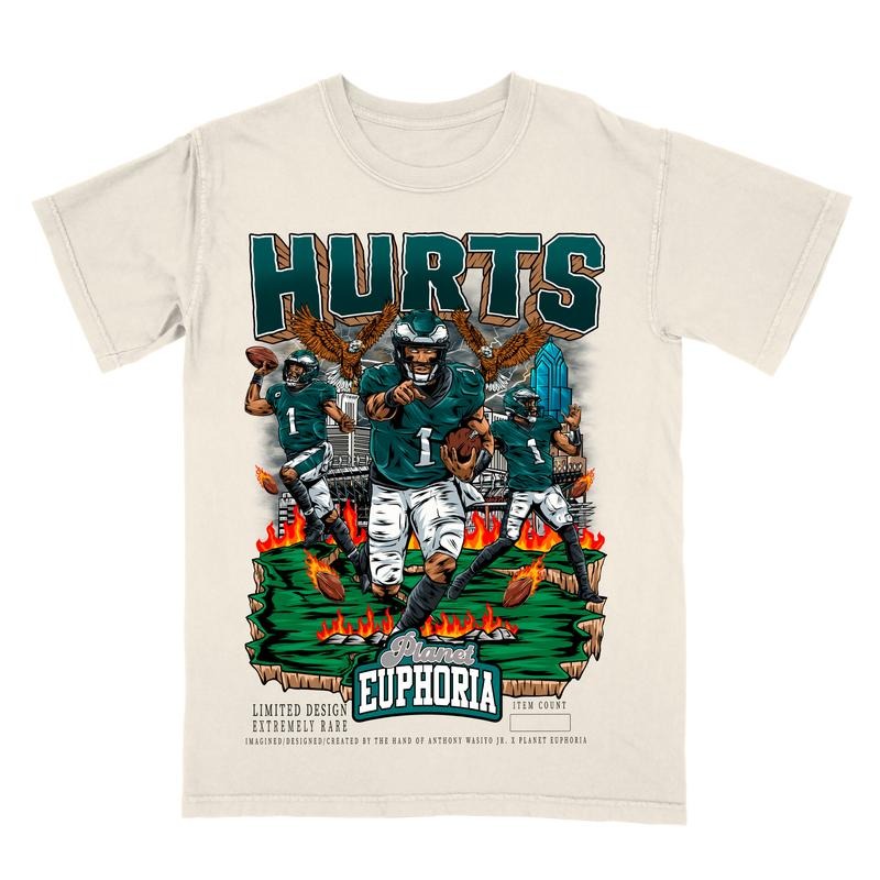 Jalen Hurts V2 - Adult & Kids T-Shirts, Sweatshirts & Hoodies apparel design preview 1