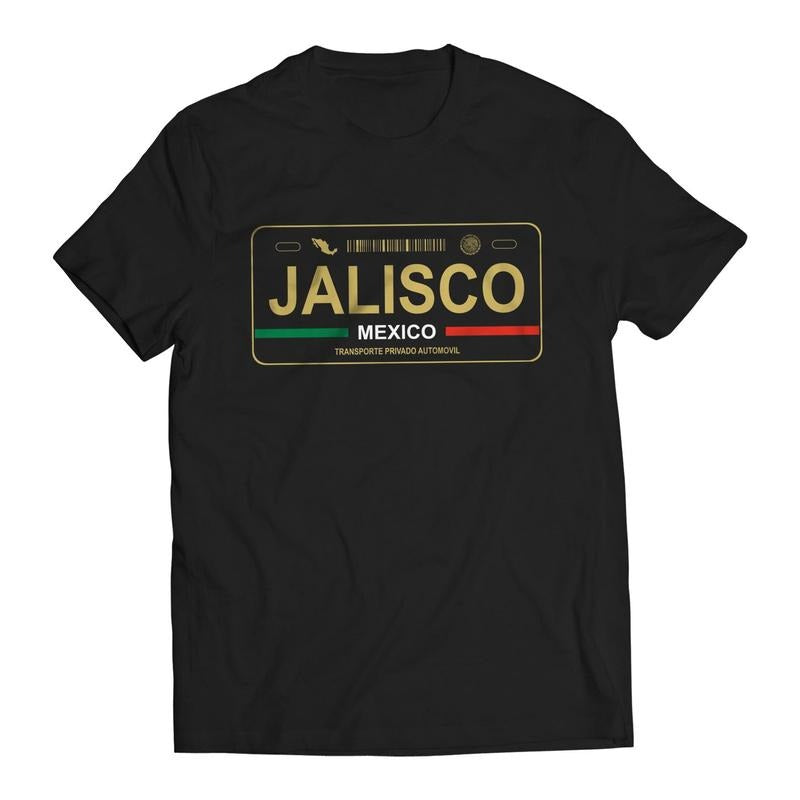 Jalisco Mexico License Plate Playera Con Placa De - Adult & Kids T-Shirts, Sweatshirts & Hoodies apparel design preview 1