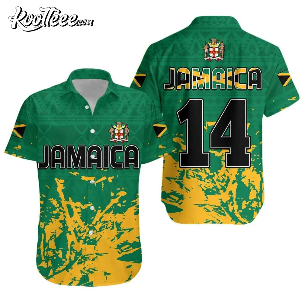 Jamaica Athletics Hawaiian - Adult & Kids T-Shirts, Sweatshirts & Hoodies apparel design preview 1