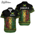 Jamaica Unique Rastafarian Lion Flag Hawaiian - Adult & Kids T-Shirts, Sweatshirts & Hoodies apparel design preview 1