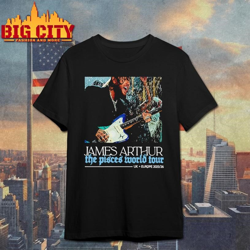 James Arthur The Pisces World Tour - Adult & Kids T-Shirts, Sweatshirts & Hoodies apparel design preview 1