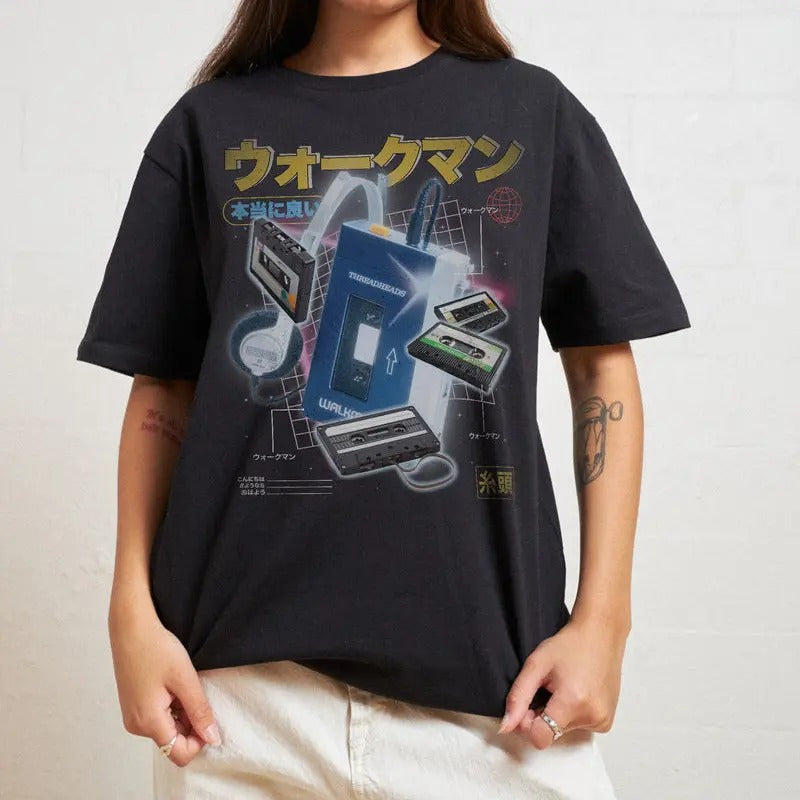 Japanese Walkman Vintage Bootleg Funny Retro - Adult & Kids T-Shirts, Sweatshirts & Hoodies apparel design preview 1