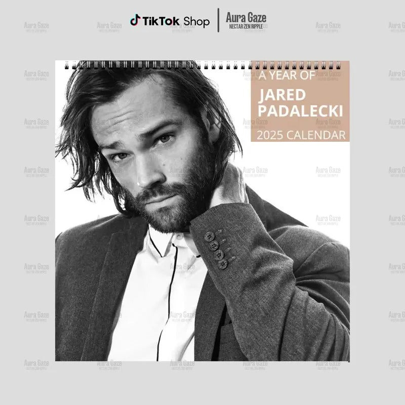 Jared Padalecki 2025 Wall Calendar Fan Monthly - Adult & Kids T-Shirts, Sweatshirts & Hoodies apparel design preview 1