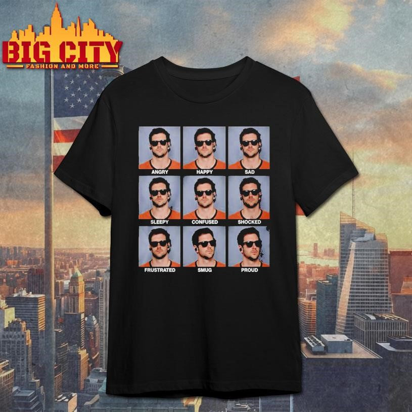 Jarrett Stidham Emotions Angry Happy Sad - Adult & Kids T-Shirts, Sweatshirts & Hoodies apparel design preview 1