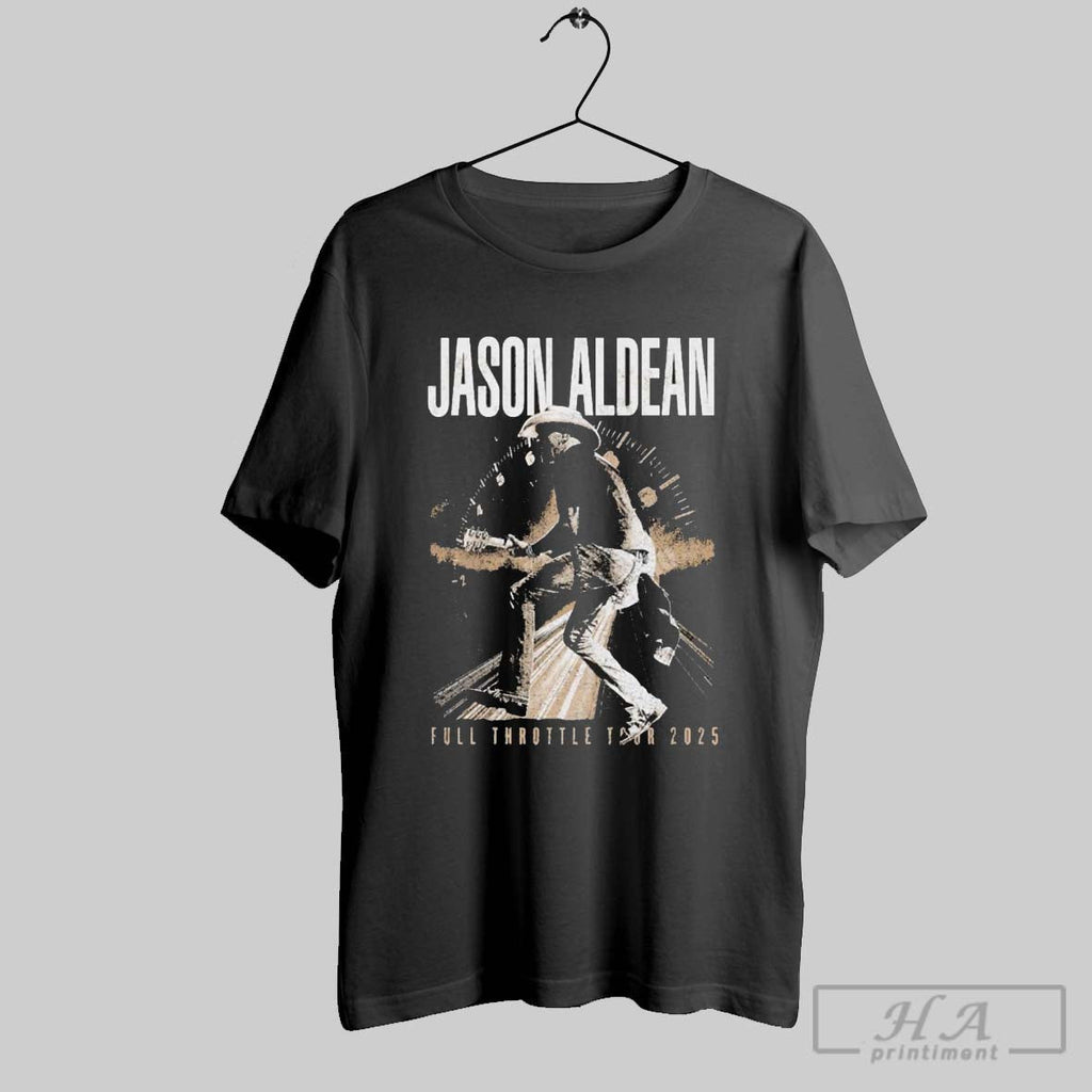 Jason Aldean Full Throttle World Tour 2025 - Adult & Kids T-Shirts, Sweatshirts & Hoodies apparel design preview 1