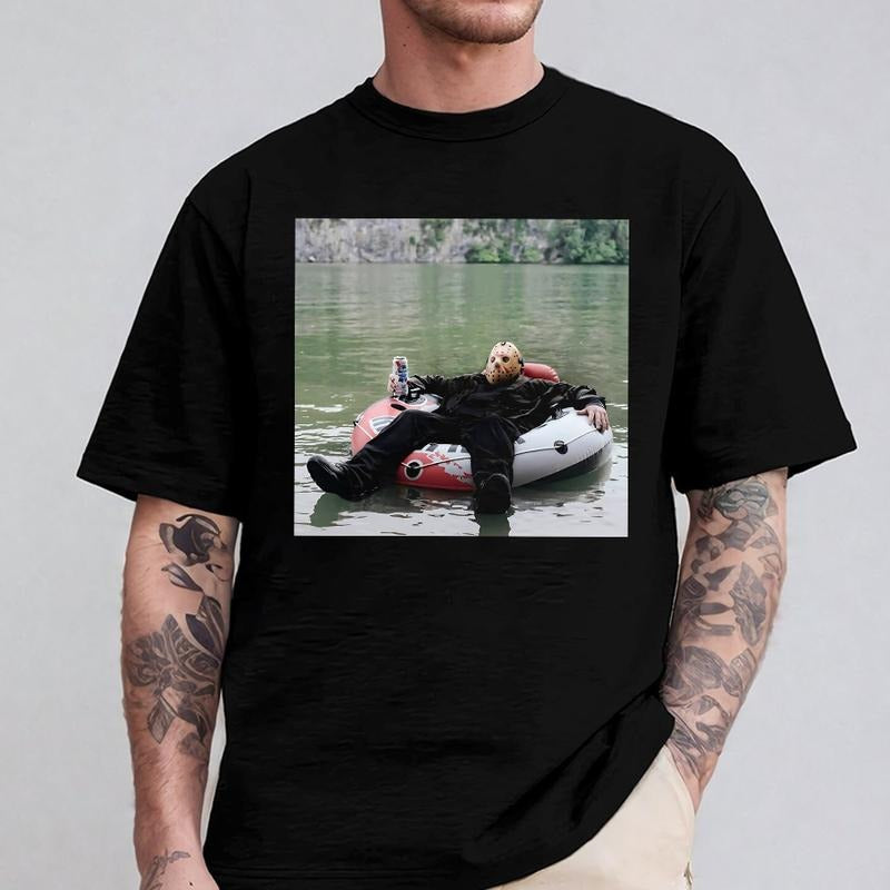 Jason Chill Chilling After 13th Friday Funny - Adult & Kids T-Shirts, Sweatshirts & Hoodies apparel design preview 1