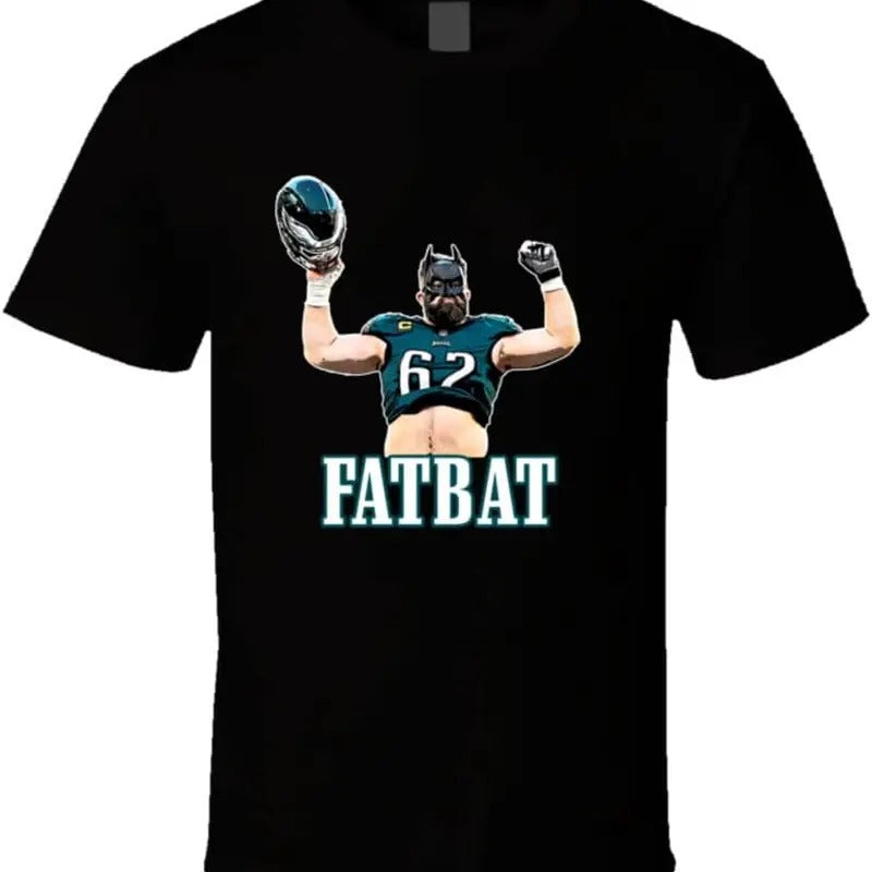 Jason Kelce Fatbat Philadelphia Football Fan - Adult & Kids T-Shirts, Sweatshirts & Hoodies apparel design preview 1