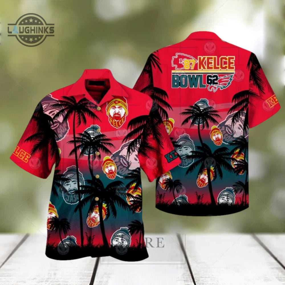 Jason Kelce Hawaiian Travis Brothers Aloha And Shorts - Adult & Kids T-Shirts, Sweatshirts & Hoodies apparel design preview 1