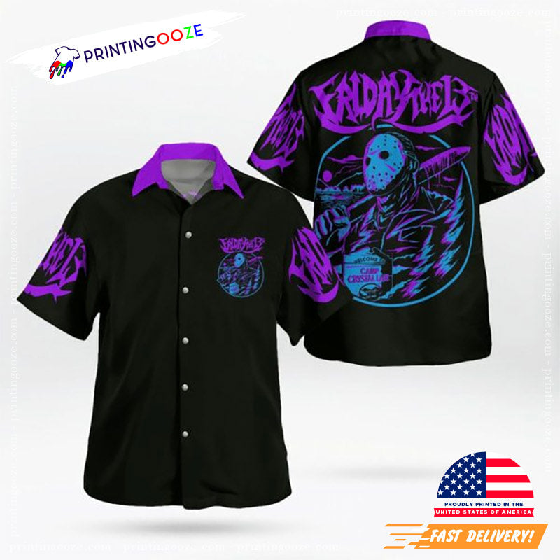 Jason Voorhees Friday 13th Welcome Hawaiian - Adult & Kids T-Shirts, Sweatshirts & Hoodies apparel design preview 1