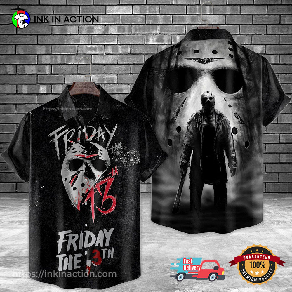 Jason Voorhees Friday The 13Th Horror Movie Halloween - Adult & Kids T-Shirts, Sweatshirts & Hoodies apparel design preview 1