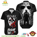 Friday the 13th Jason Voorhees Hawaiian Horror Movie - Adult & Kids T-Shirts, Sweatshirts & Hoodies apparel design preview 1