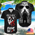 Jason Voorhees Friday The 13th Horror Movie Hawaiian - Adult & Kids T-Shirts, Sweatshirts & Hoodies apparel design preview 1