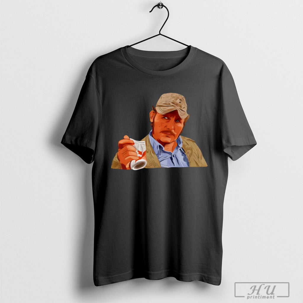 Jaws Quint Vs Can Meme Captain - Adult & Kids T-Shirts, Sweatshirts & Hoodies apparel design preview 1