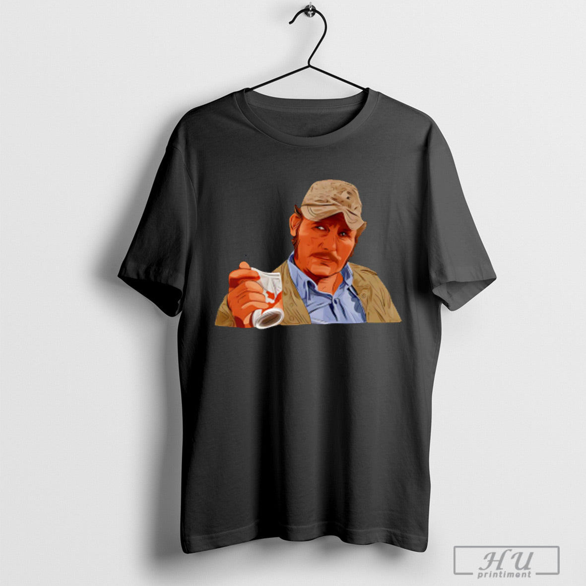 Jaws Quint Vs Can Meme Captain - Adult & Kids T-Shirts, Sweatshirts & Hoodies apparel design preview 1
