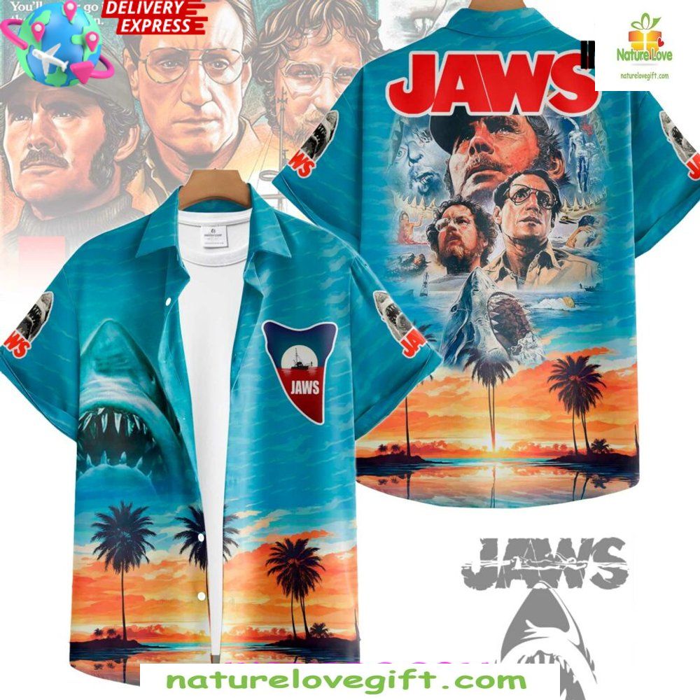 Hawaiian Jaws Summer 2026 - Adult & Kids T-Shirts, Sweatshirts & Hoodies apparel design preview 1