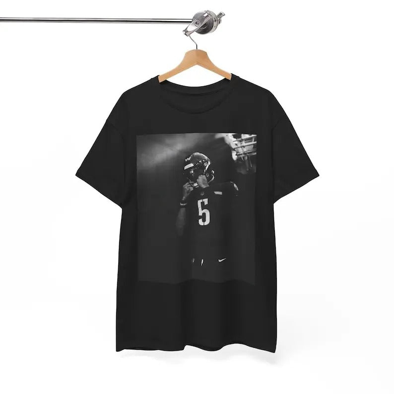 Jayden Daniels Blackout Perfect Sports Football Fans - Adult & Kids T-Shirts, Sweatshirts & Hoodies apparel design preview 1